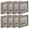 8 Pack: Gray 9" x 9" Belmont Shadow Box by Studio Décor®